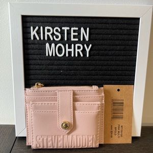 Pink Steve Madden wallet